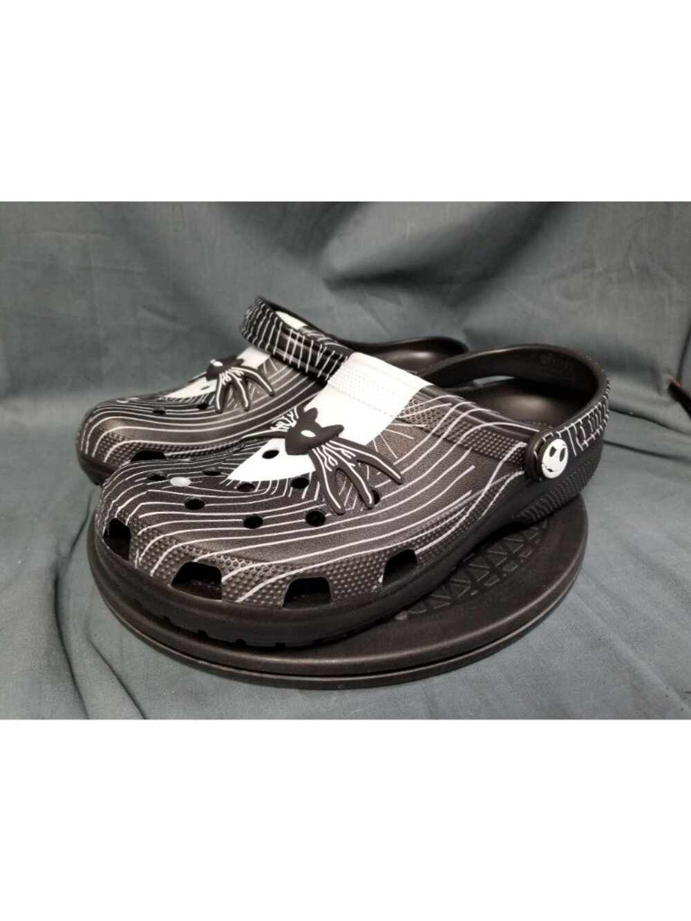 Crocs Classic Clog Jack Skellington Nightmare B4 Xmas Mens Size 11 NEW W/TAGS! - Picture 3 of 9